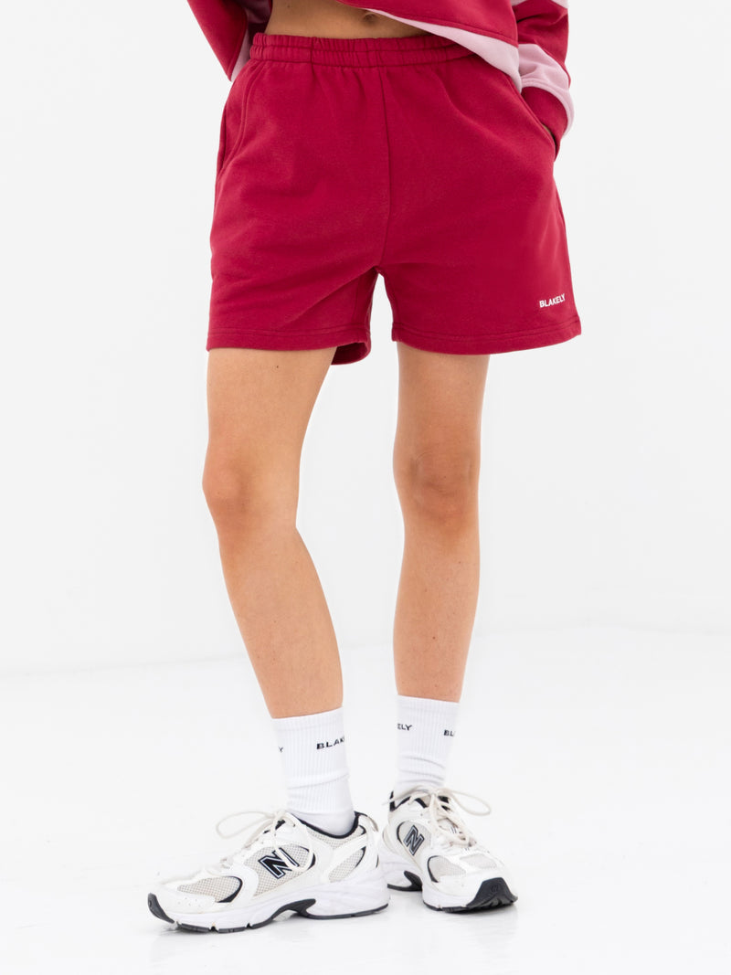 Harper Jogger Shorts - Beerenrot