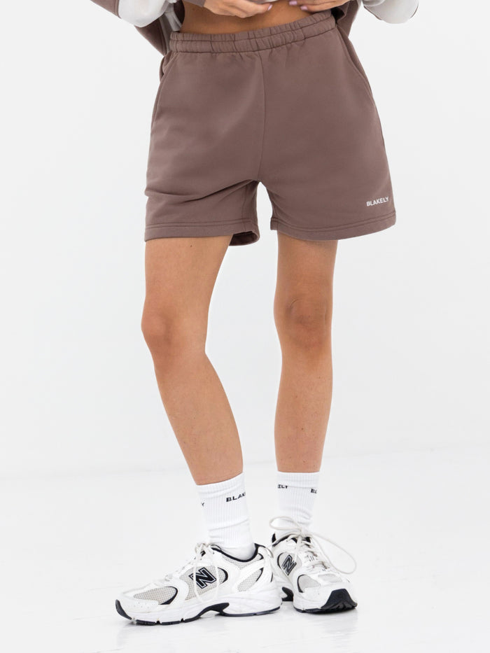 Harper Jogger Shorts - Light Brown