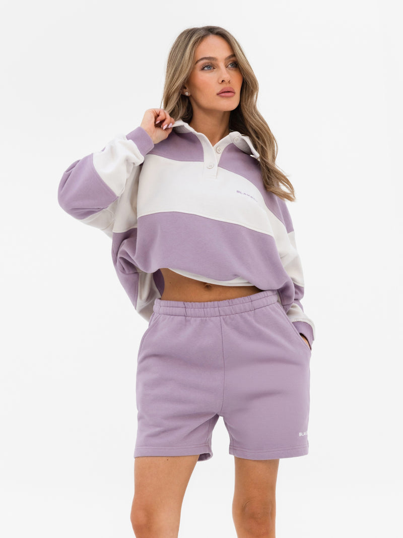 Harper Jogger Shorts - Lila