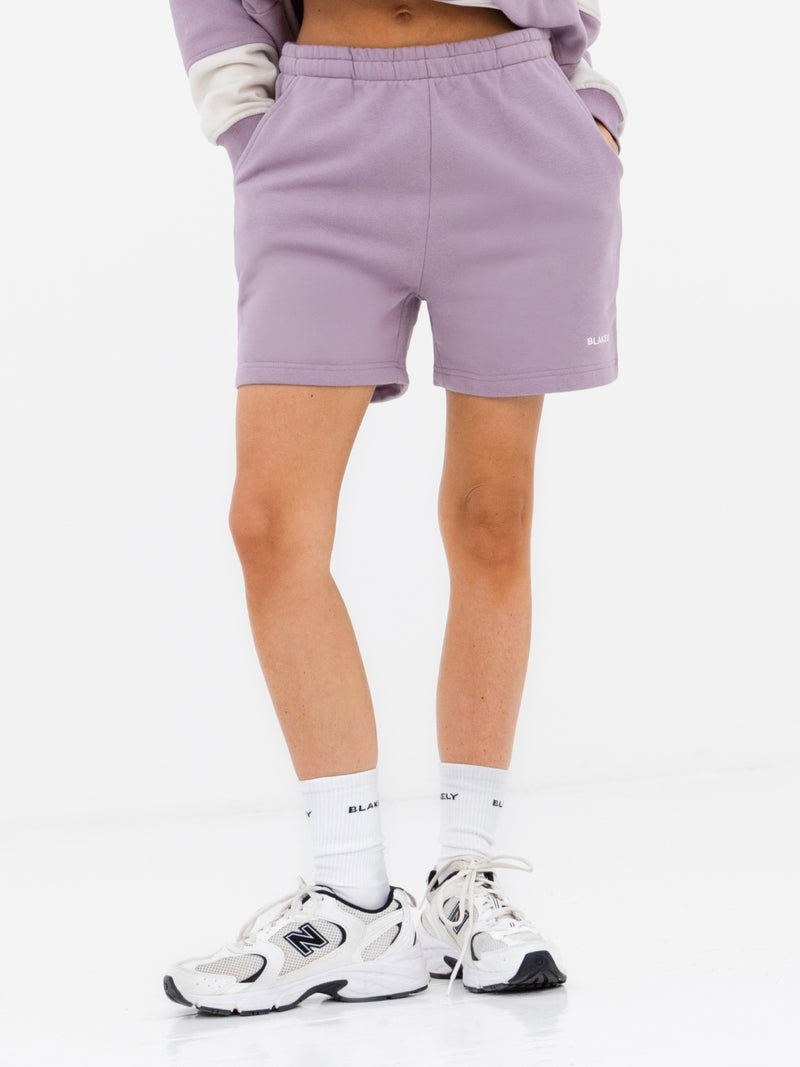Harper Jogger Shorts - Lila