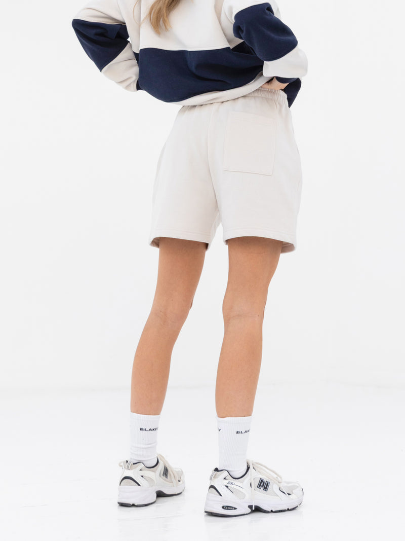 Harper Jogger Shorts - Off White