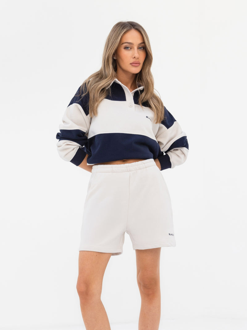 Harper Jogger Shorts - Off White