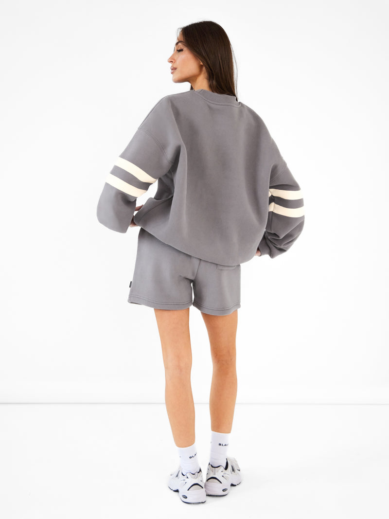 Briston Jogger Shorts - Rokerig grijs