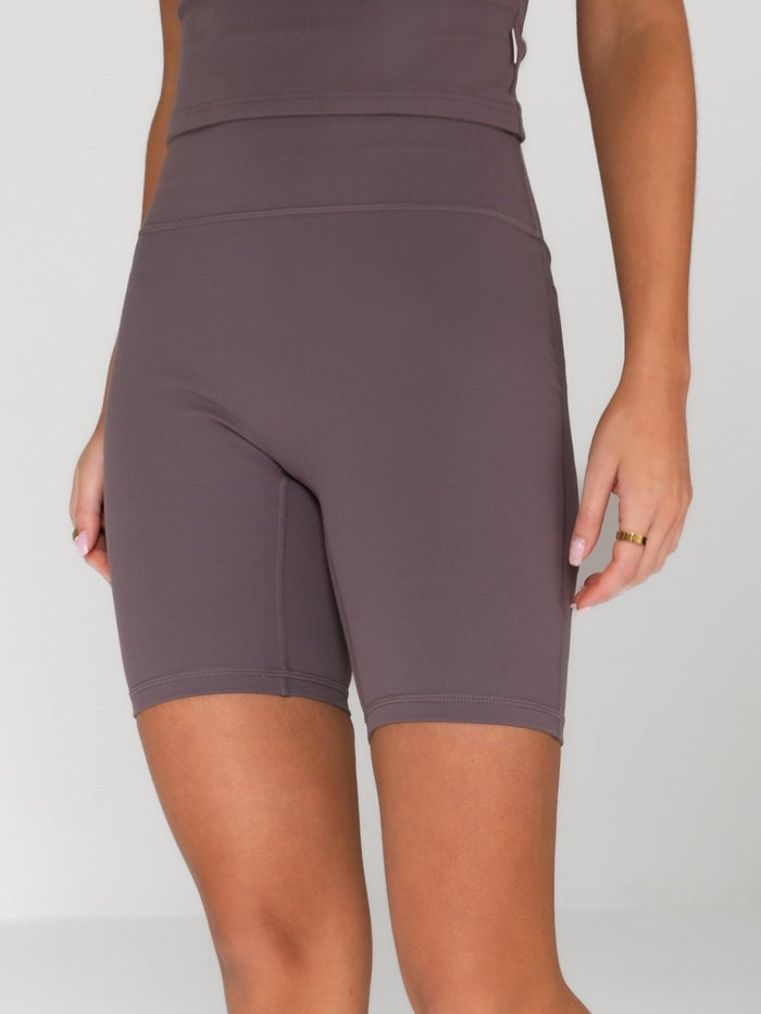 Sofia Soft Shorts - Mocha