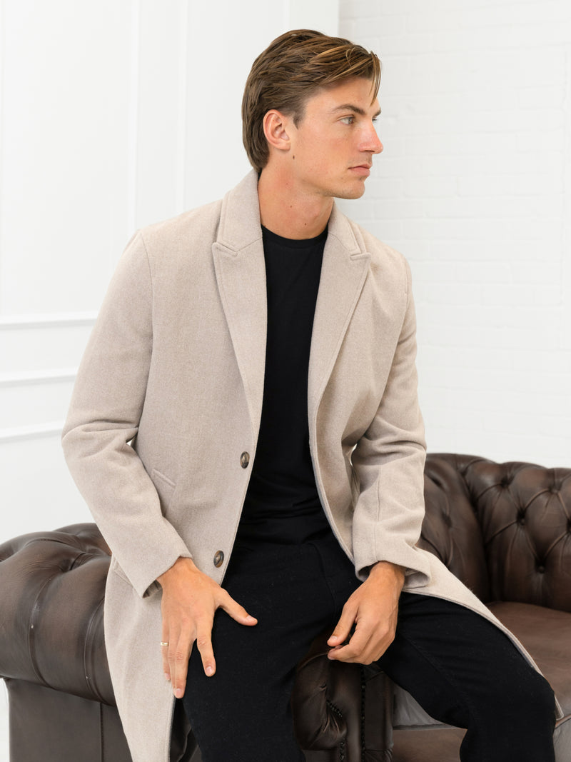 Knightsbridge Tailored Coat -Beige
