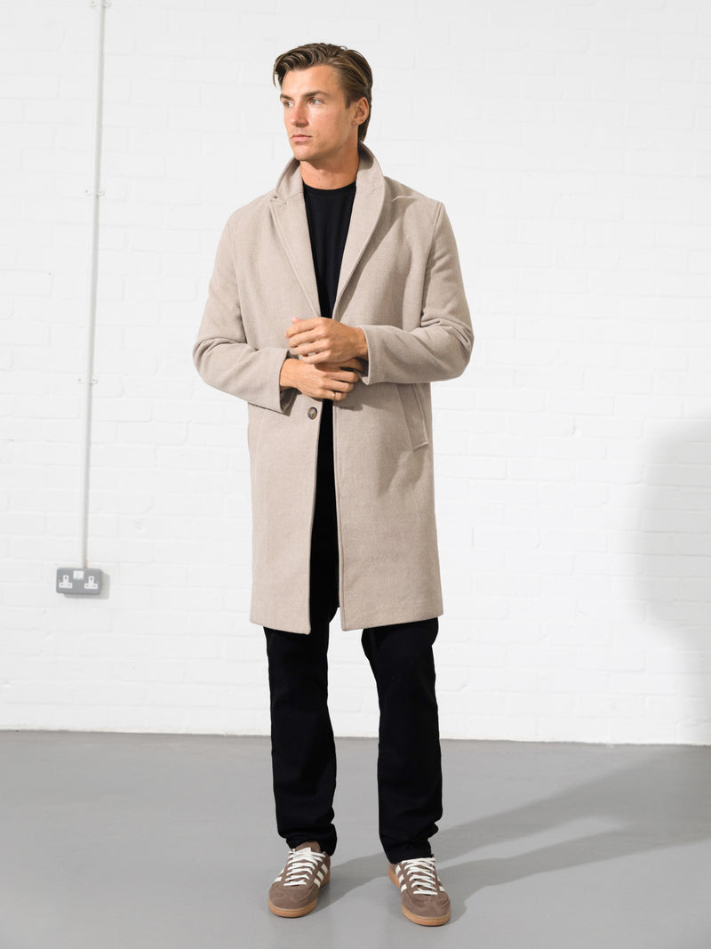 Knightsbridge Tailored Coat -Beige