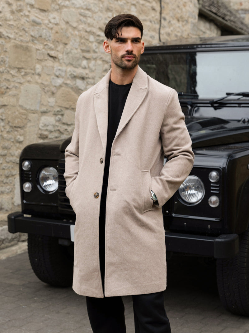 Knightsbridge Tailored Coat -Beige
