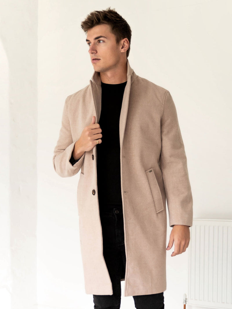 Knightsbridge Tailored Coat - Beige