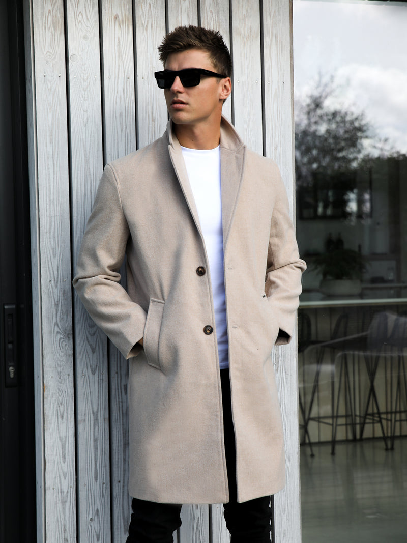 Knightsbridge Tailored Coat - Beige