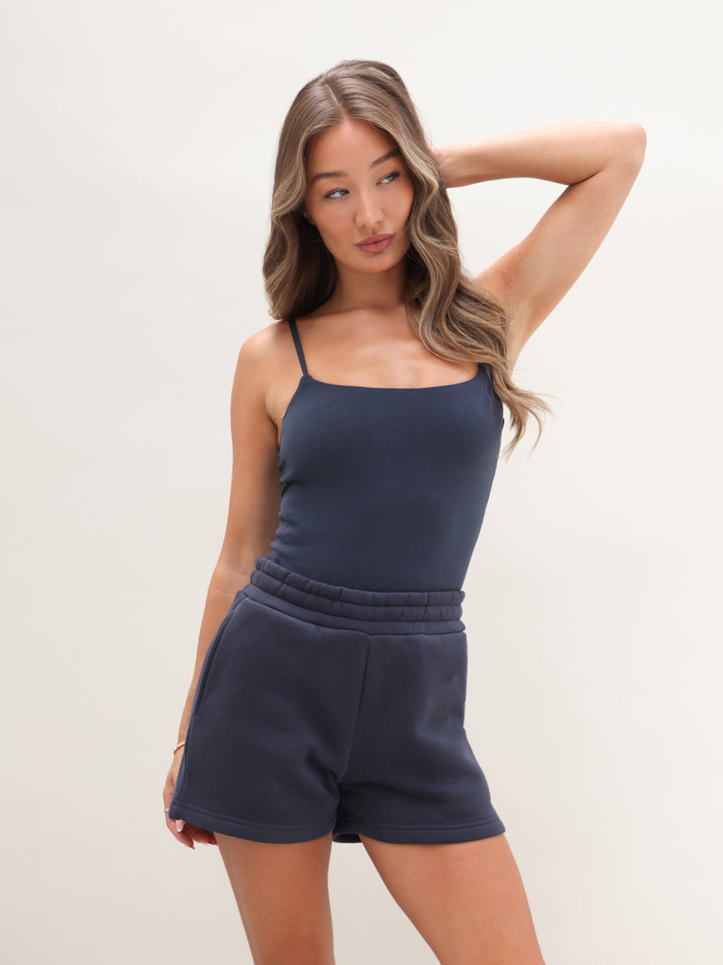 Blakely Basic Jogger Shorts - True Navy