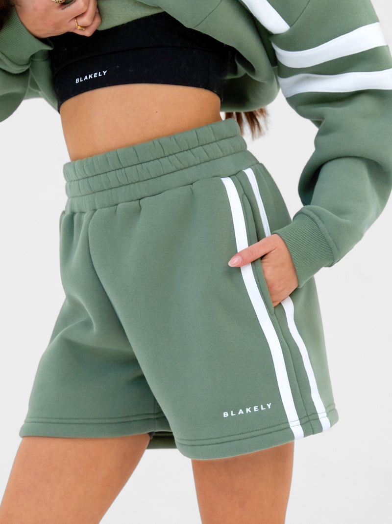 Amber Jogger Shorts - Green