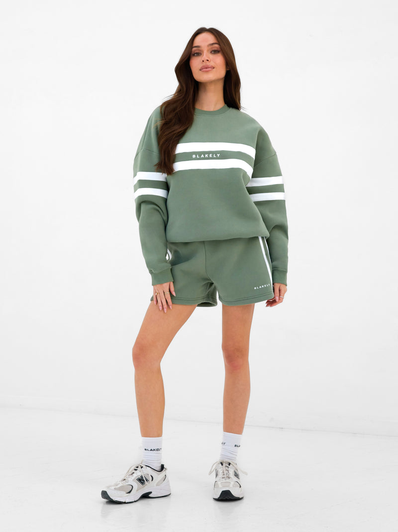 Amber Jogger Shorts - Green