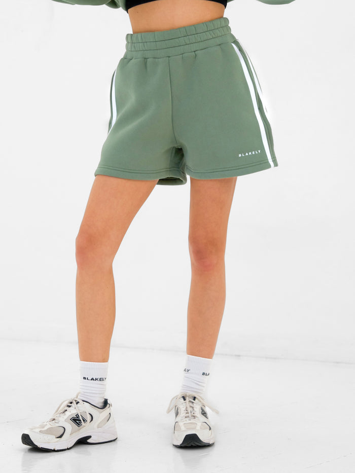 Amber Jogger-Shorts - Grün