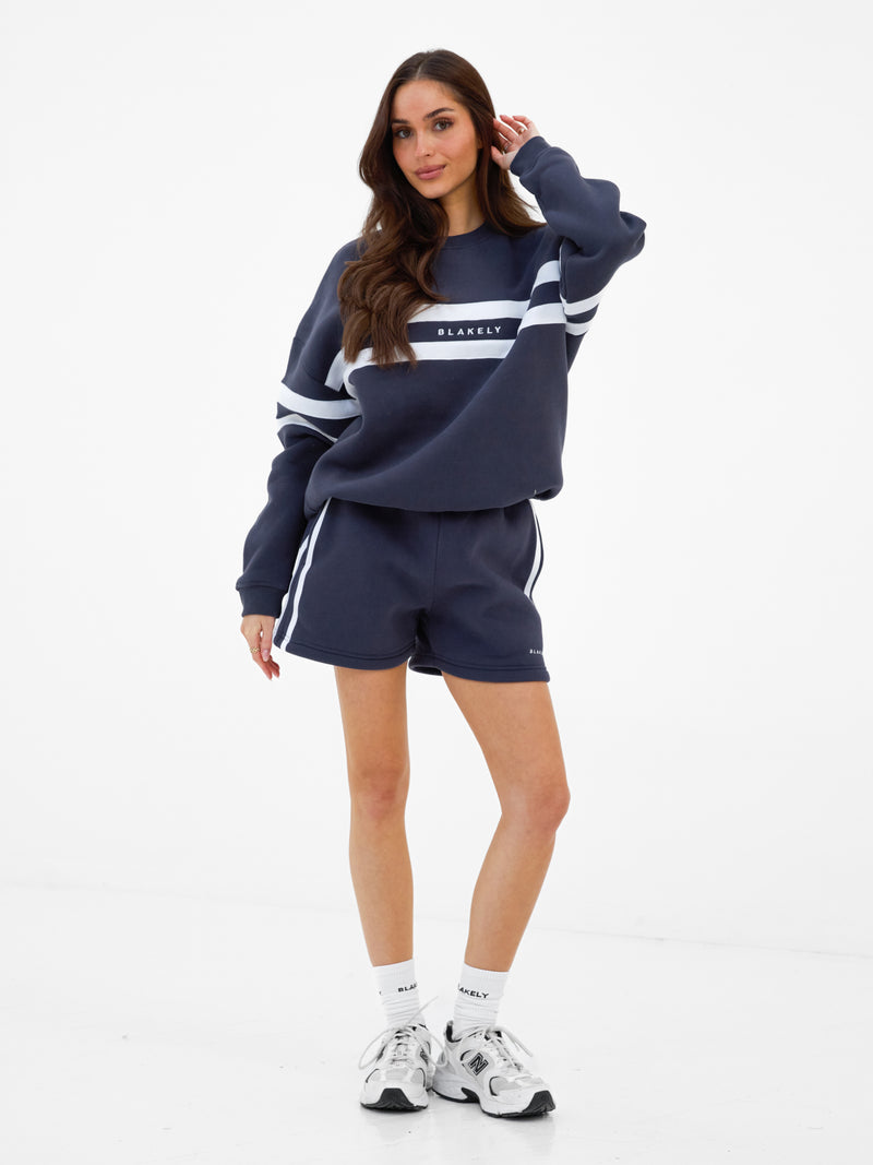 Amber Jogger Shorts - Echte Marine