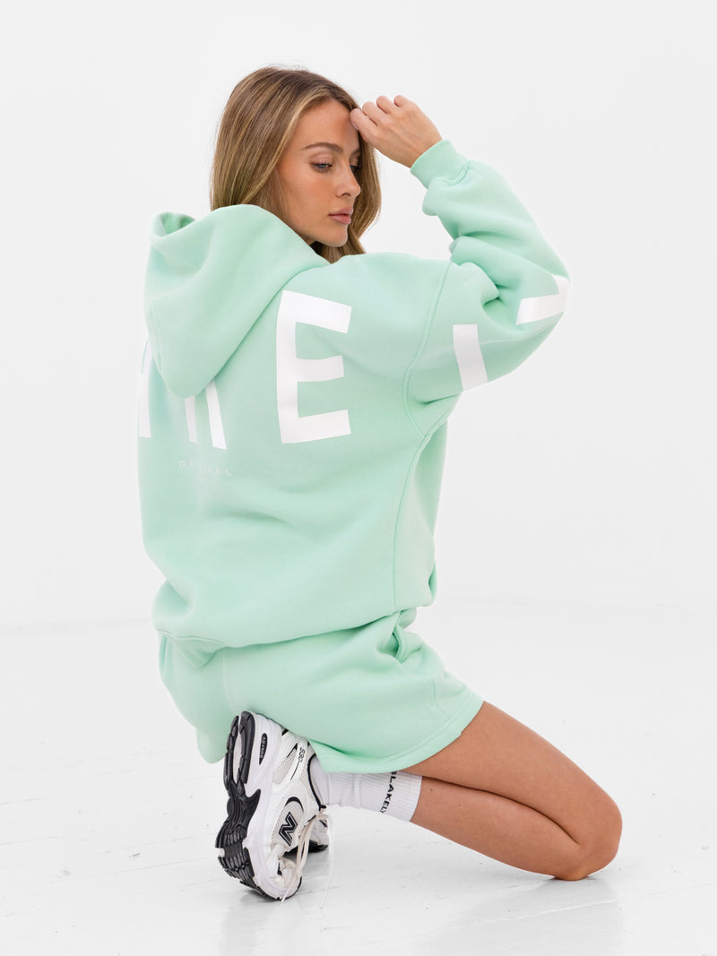 Isabel Jogger Shorts - Pastel Green