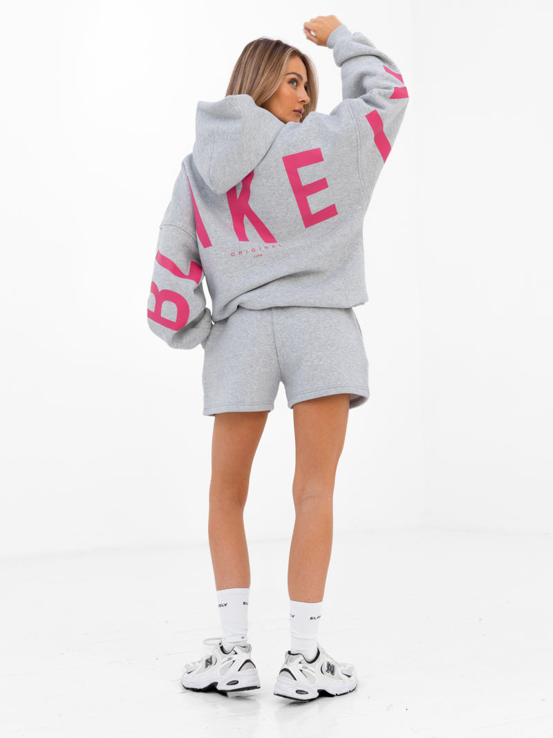 Isabel Jogger Shorts - Marl Grey