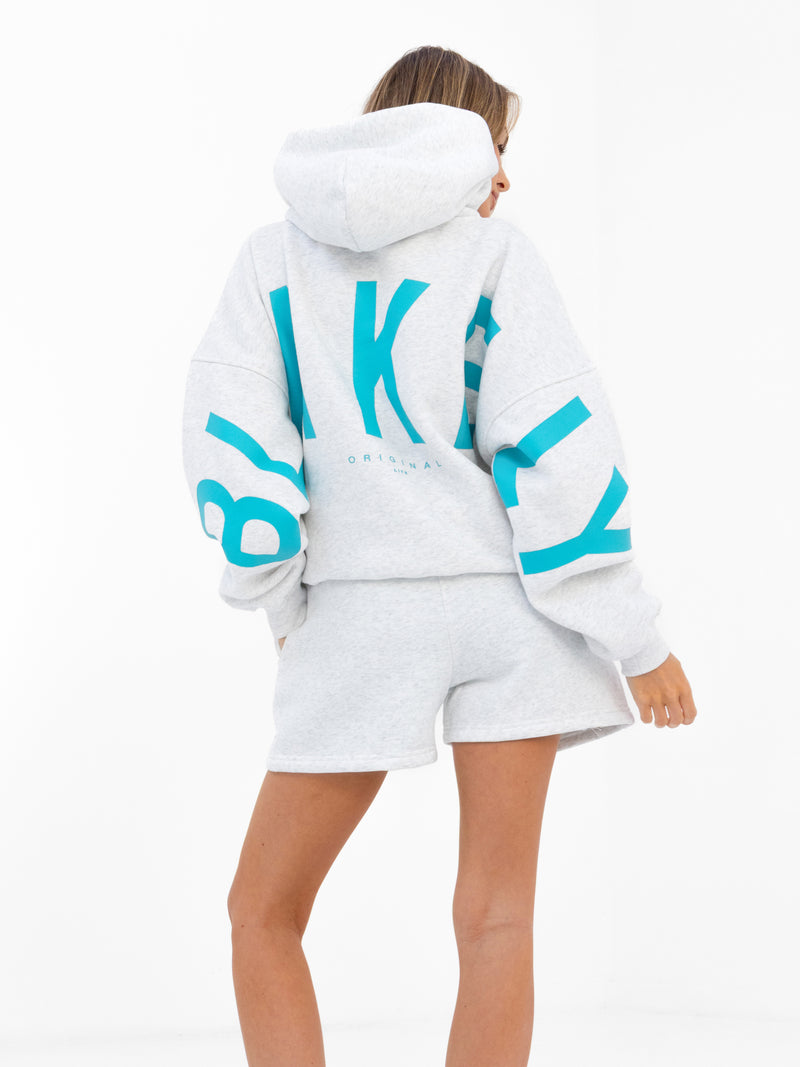 Isabel Jogger Shorts - Marl White