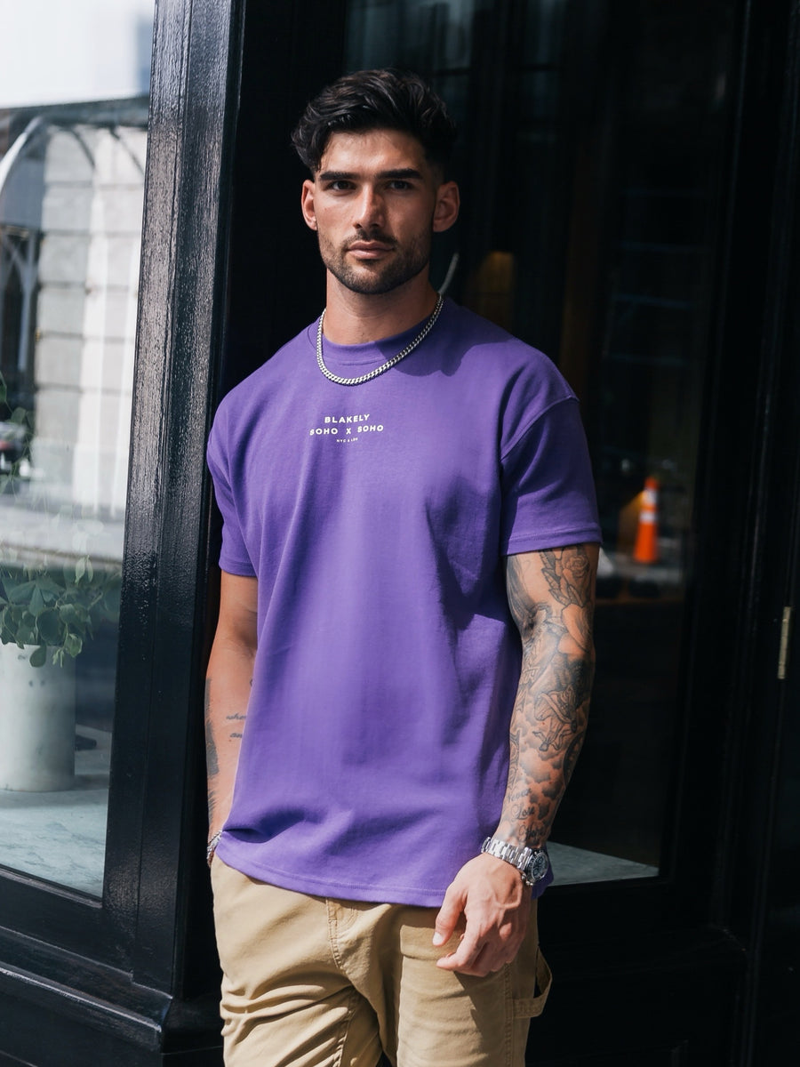 Soho Relaxed T-Shirt - Purple