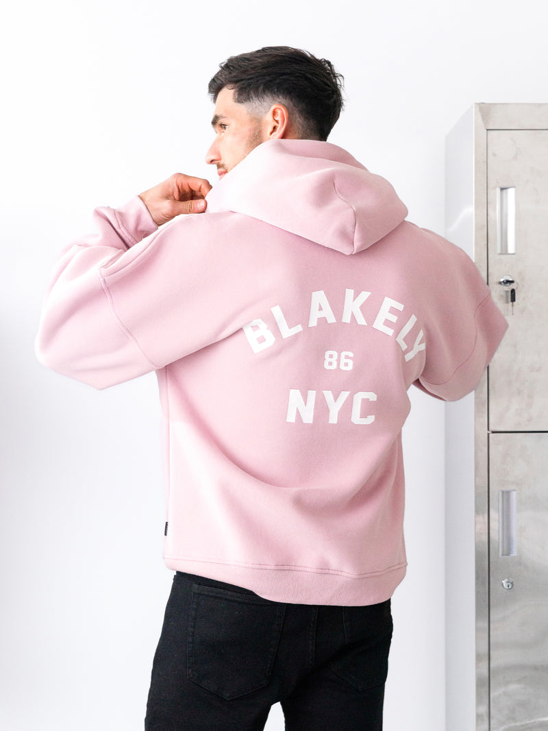 NYC Relaxed Hoodie - Roze
