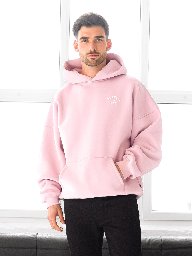 NYC Relaxed Hoodie - Roze