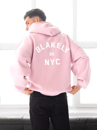 NYC Relaxed Hoodie - Rosa