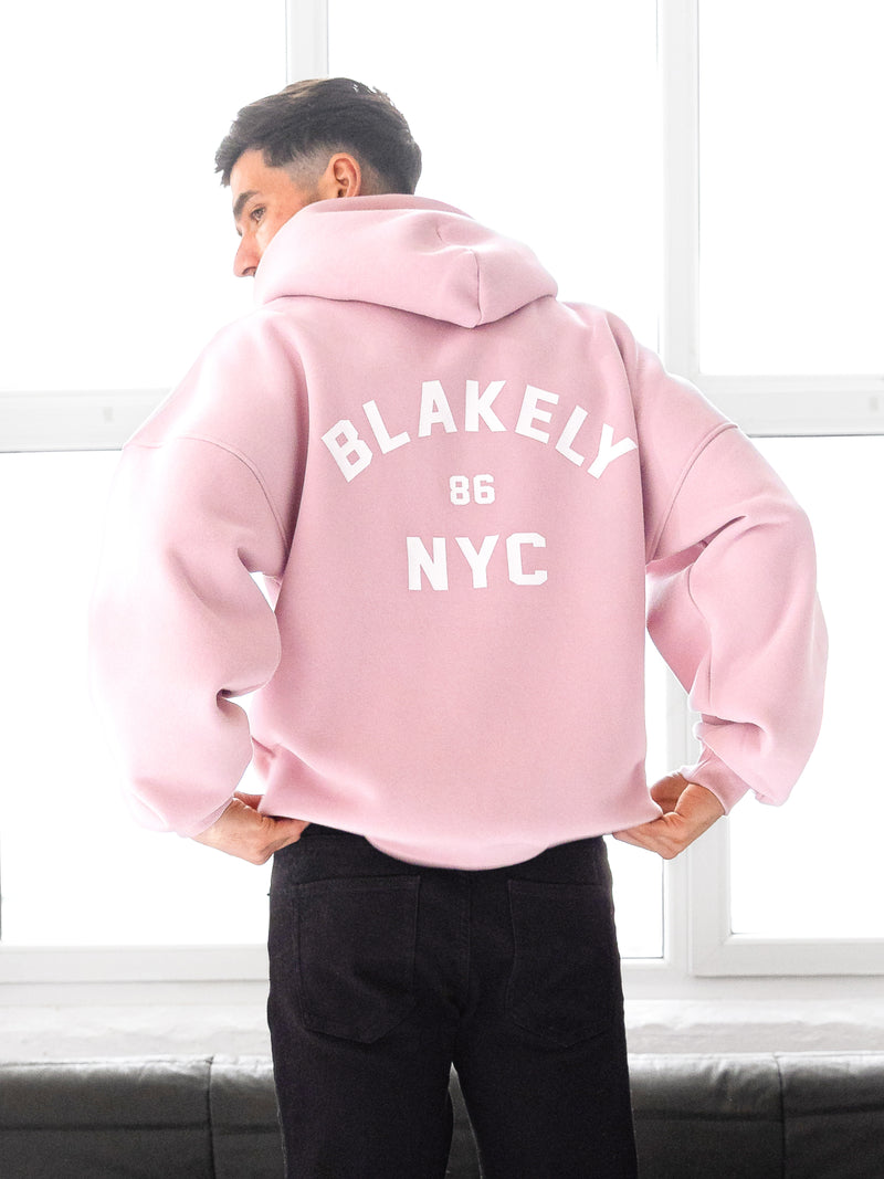 NYC Relaxed Hoodie - Roze