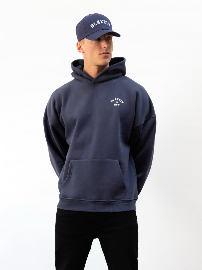 NYC Relaxed Hoodie - True Navy