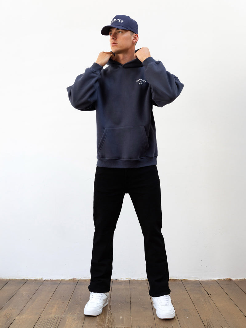NYC Relaxed Hoodie - True Navy