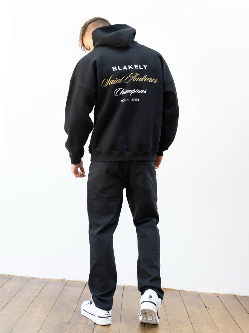 Champions Legacy Relaxed Hoodie - Black