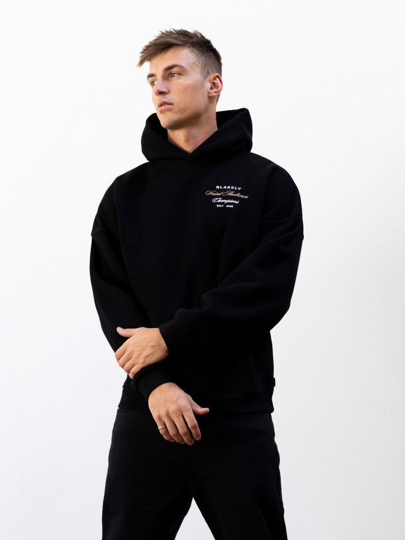 Legacy Relaxed Hoodie - Black