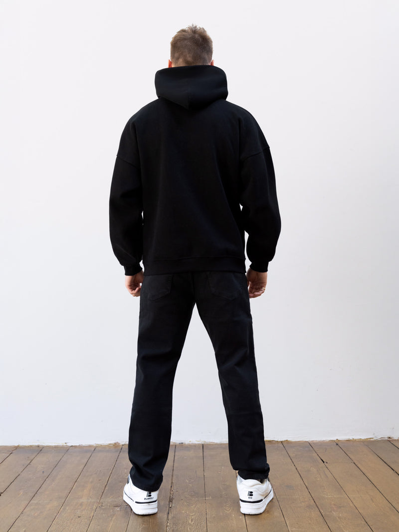 Legacy Relaxed Hoodie - Black