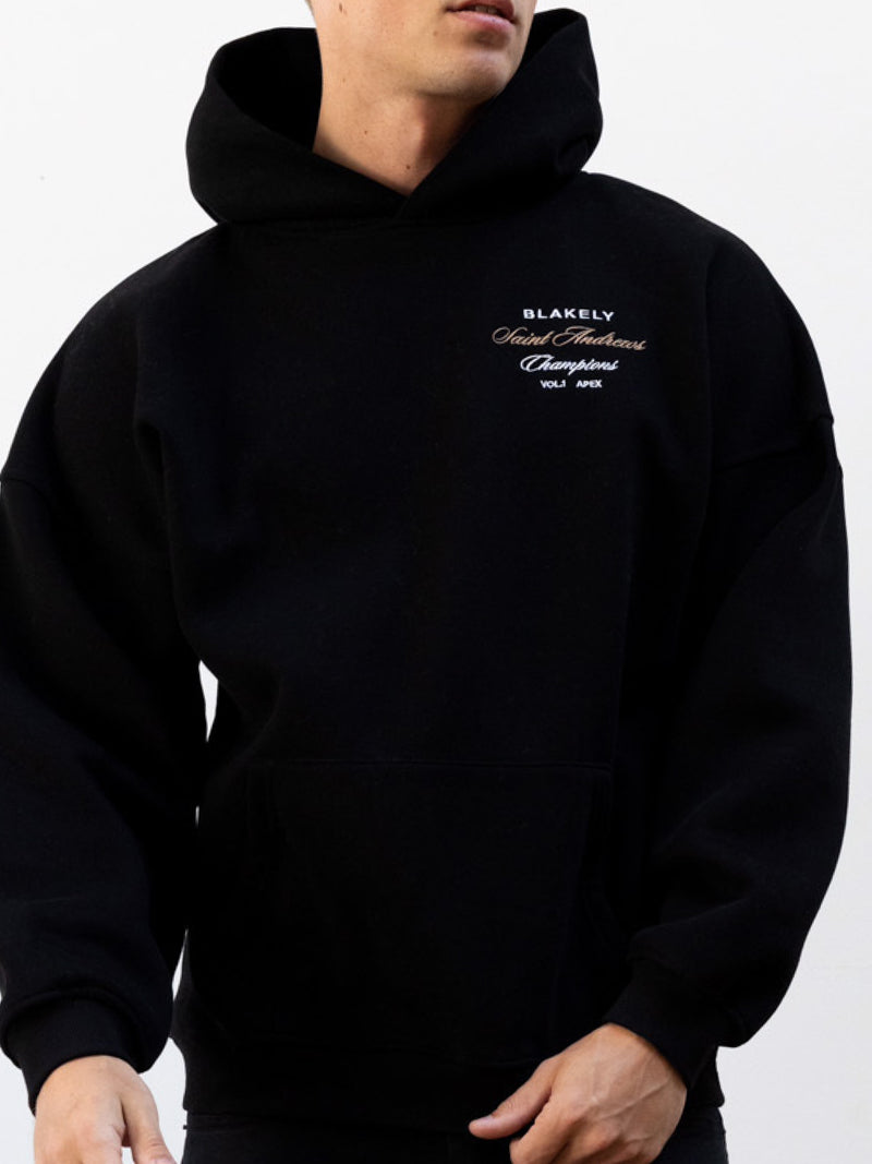 Legacy Relaxed Hoodie - Black