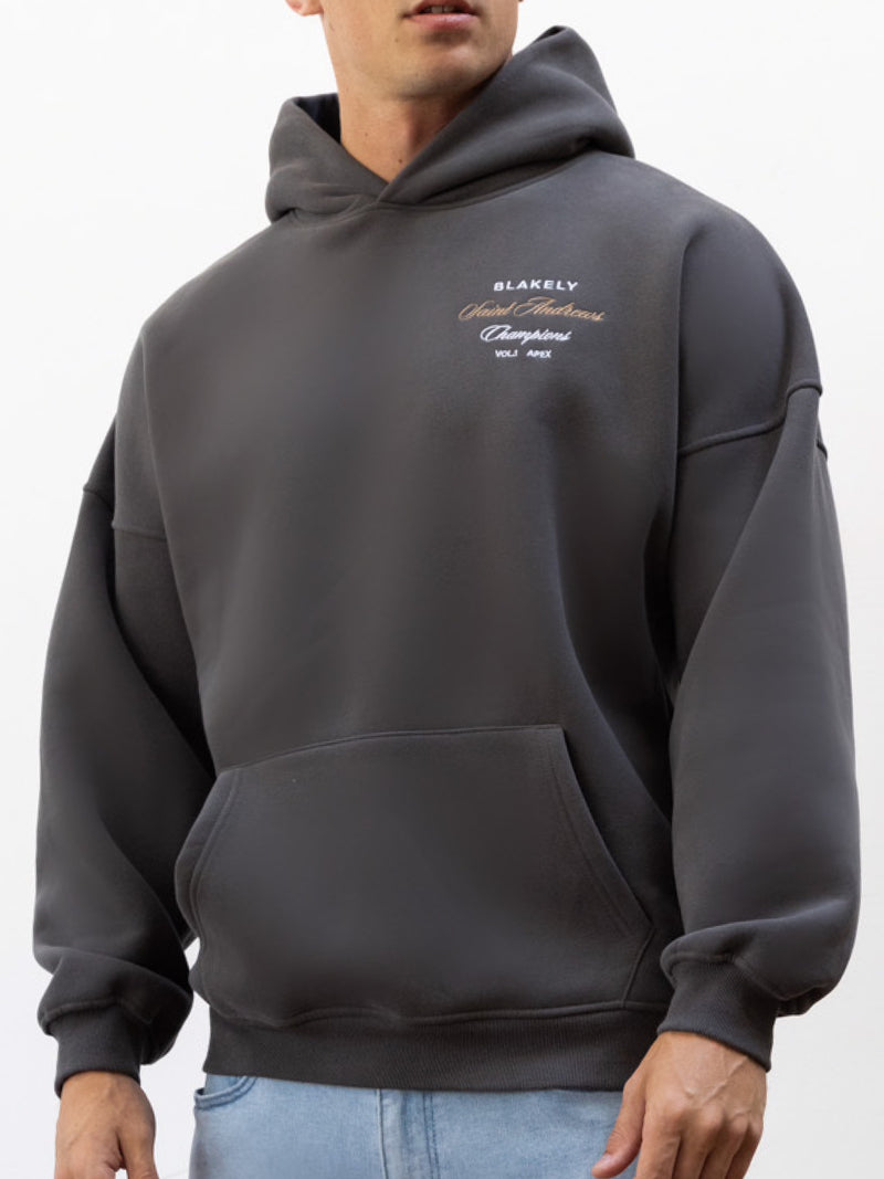 Legacy Relaxed Hoodie - Charcoal