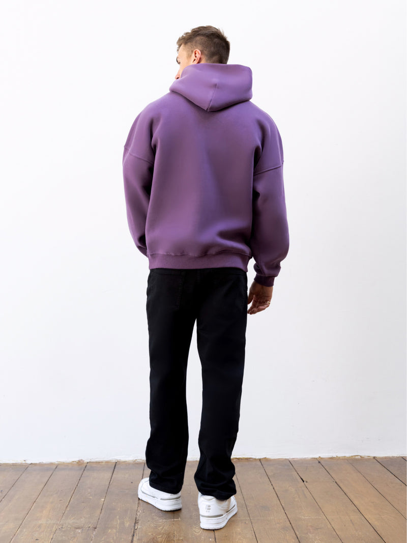 Legacy Relaxed Hoodie - Mid Purple