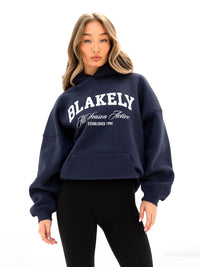 Melrose Oversized Hoodie - Echtes Marineblau