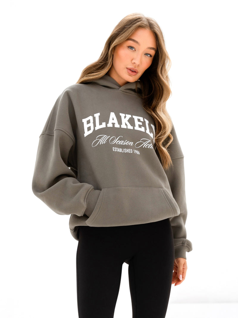 Melrose Oversized Hoodie - Safarigrün