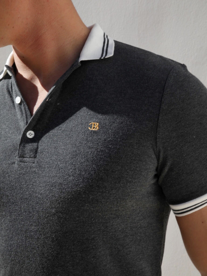 Dalston Polo Shirt - Charcoal