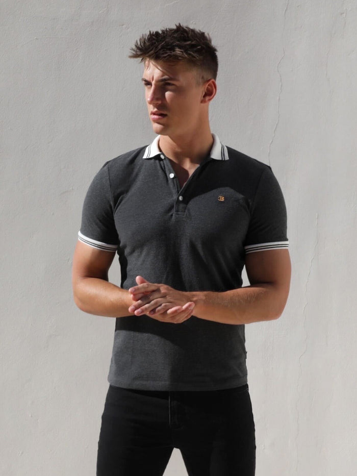 Dalston Polo Shirt - Charcoal