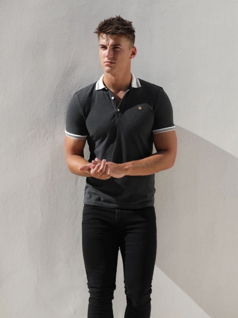 Dalston Polo Shirt - Charcoal