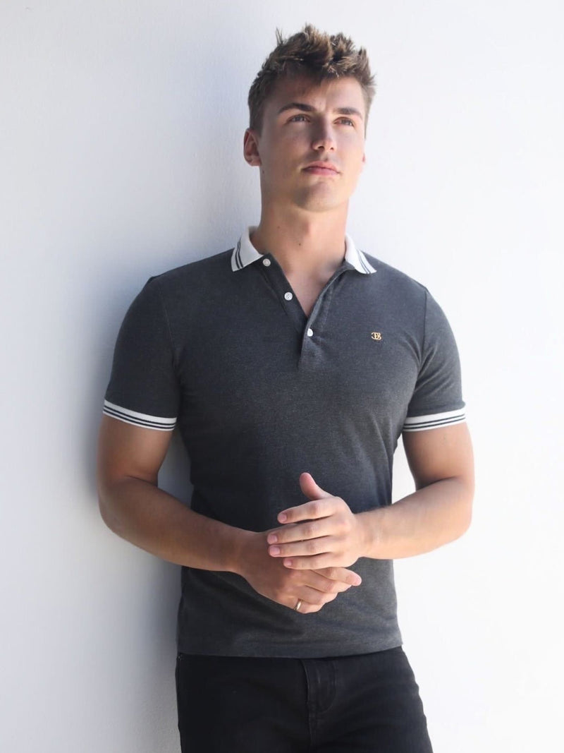 Dalston Polo Shirt - Charcoal