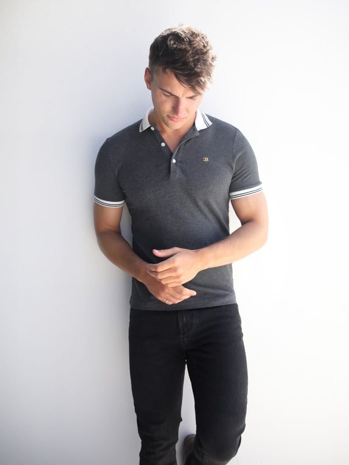 Dalston Polo Shirt - Charcoal