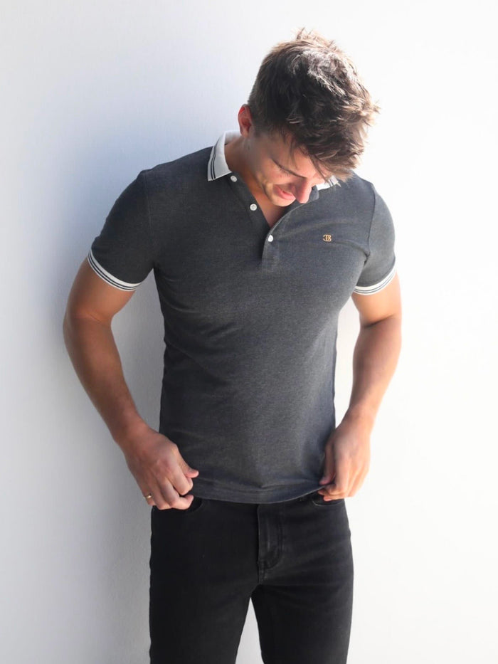 Dalston Polo Shirt - Charcoal