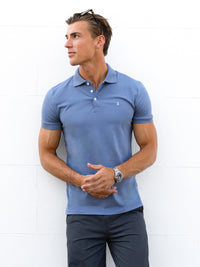 Conrad Polo Shirt - Stahlblau