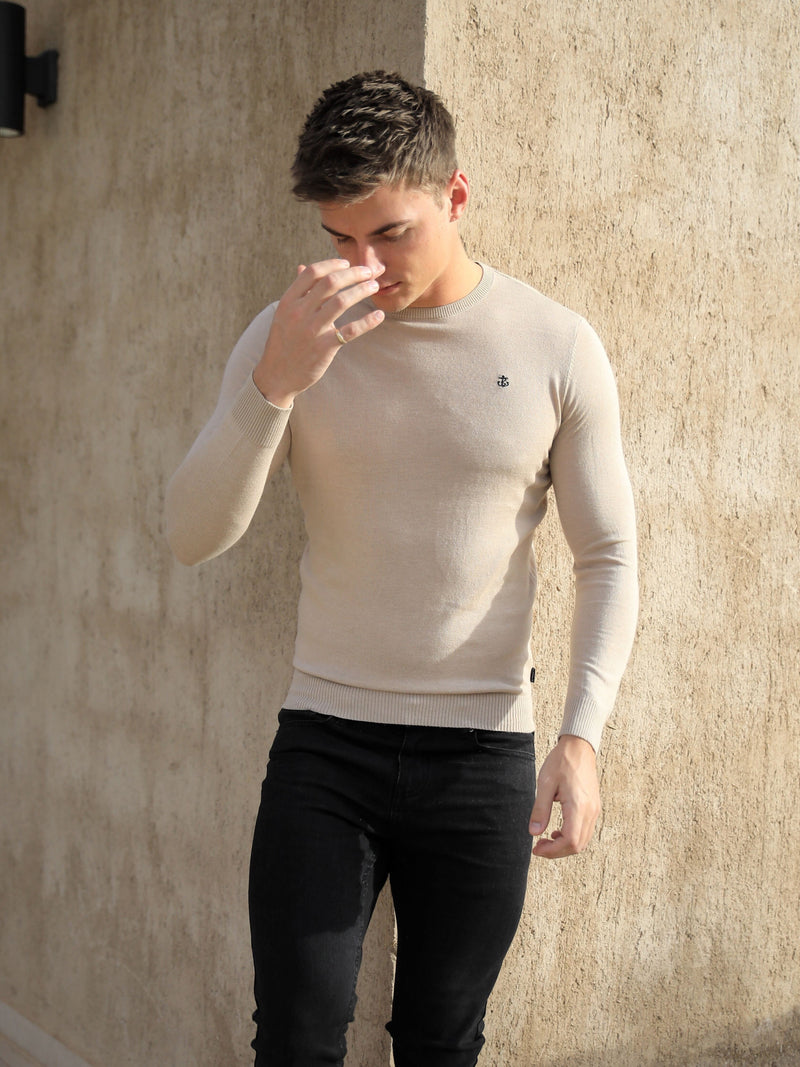 Sudbury Knitted Jumper - Tan