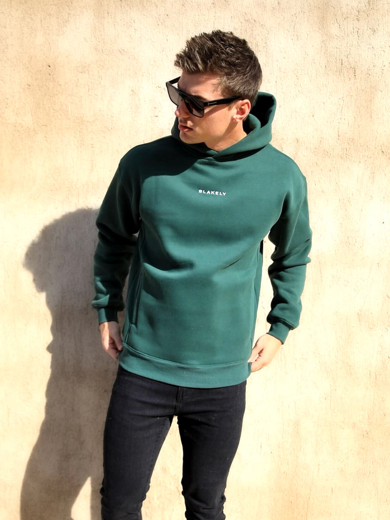 Essential Relaxed Hoodie - Forest Green