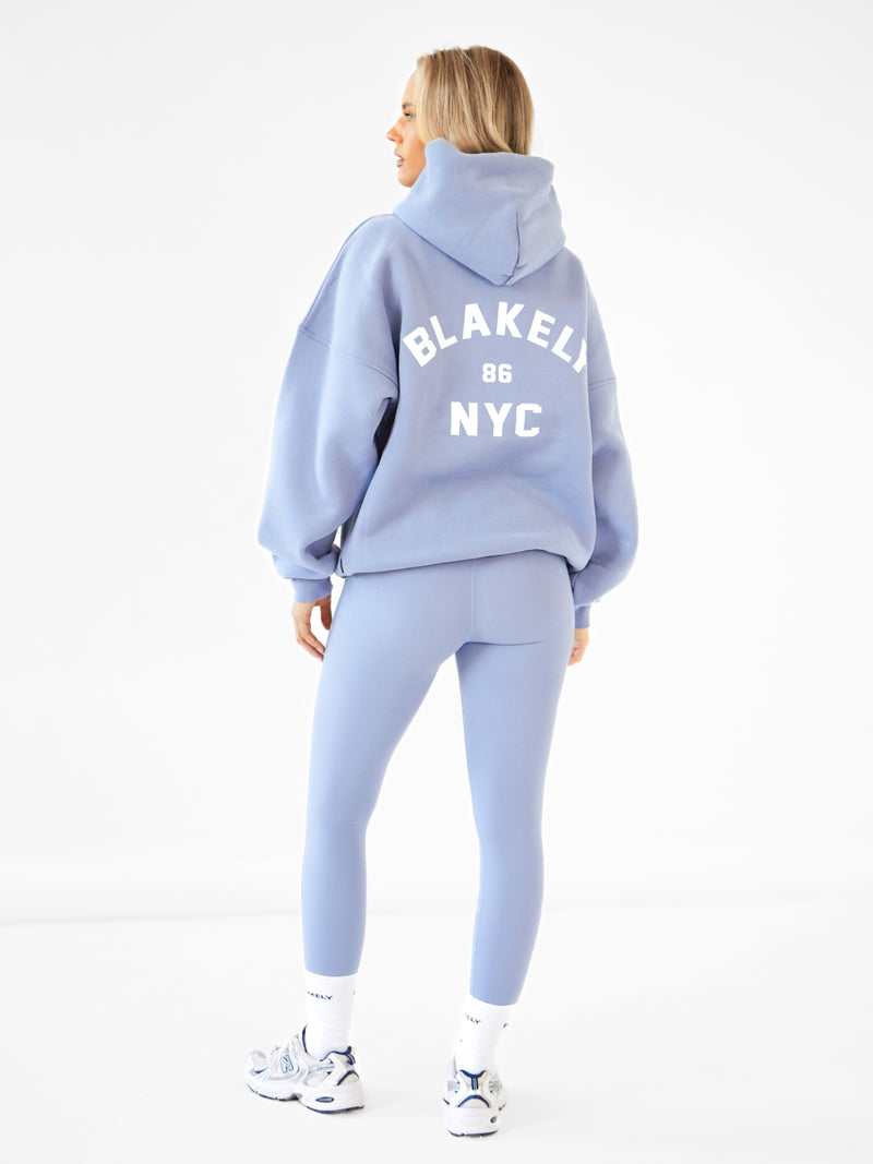 NYC Oversized Hoodie - Cloudy Blue