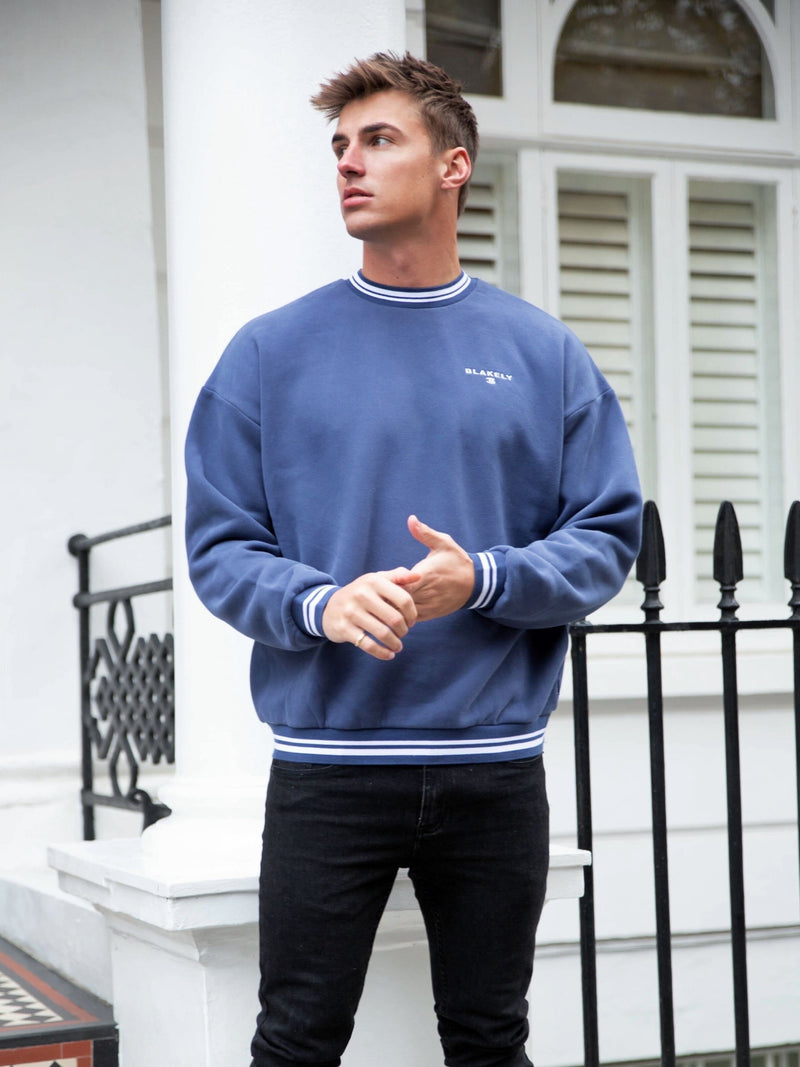 Bexley Relaxed Jumper - Navy