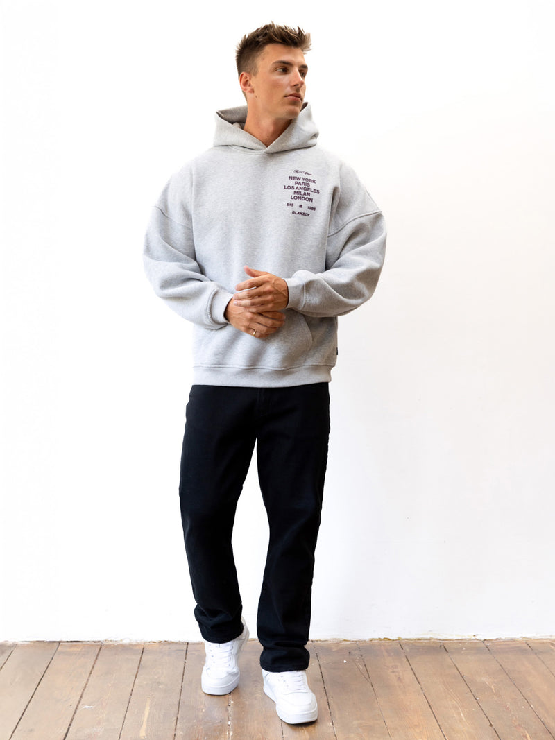 Apex 610 Relaxed Hoodie - Marl Grey