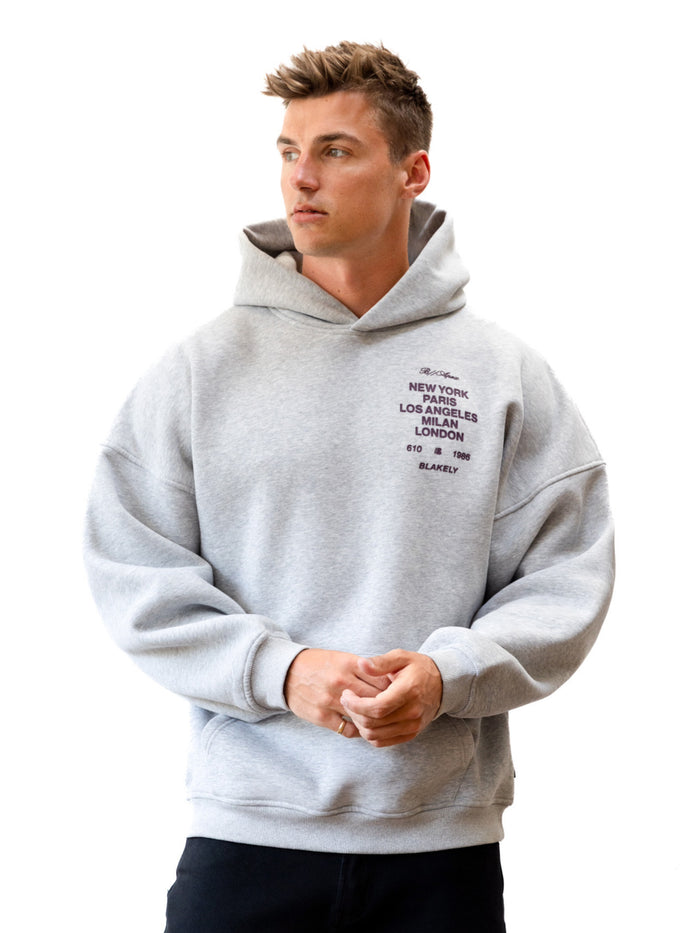 Apex 610 Relaxed Hoodie - Mergelgrau