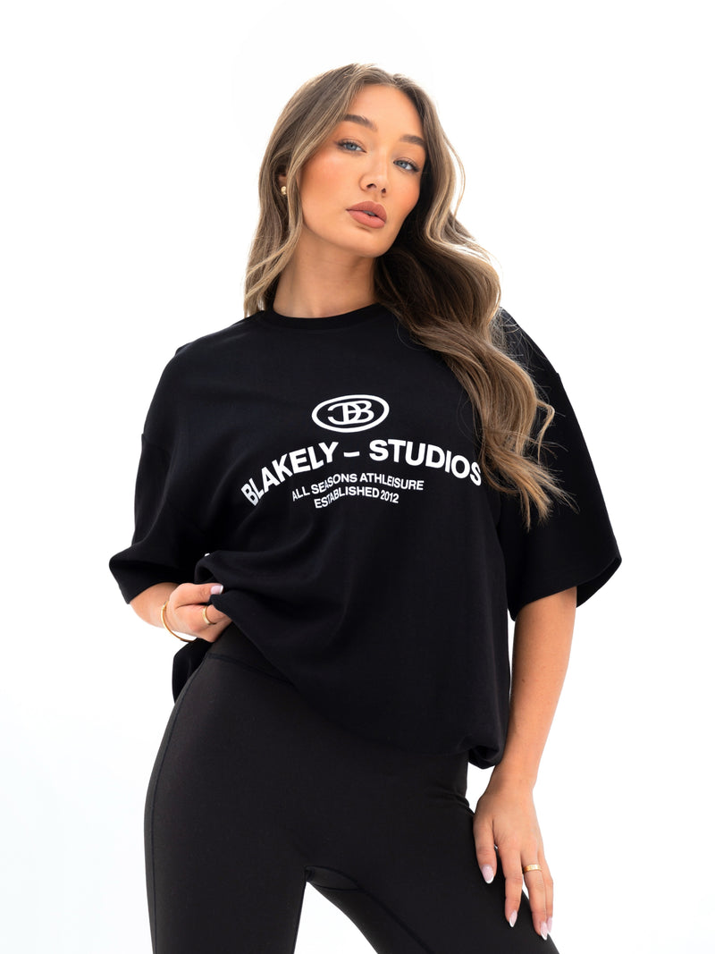 Madison Ultra Oversized T-Shirt - Schwarz